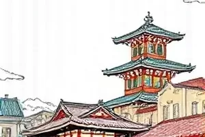 《风筝线断了以后》封面，断线风筝飘在傍晚的操场上方